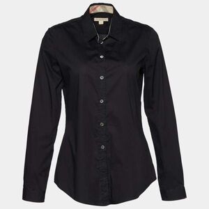 Burberry Black Button Down Shirt